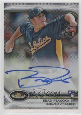2012 Topps Finest - Autographed Rookies - X-Fractor #AR-BP - Brad Peacock /299