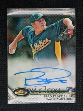 2012 Topps Finest - Autographed Rookies - X-Fractor #AR-BP - Brad Peacock /299