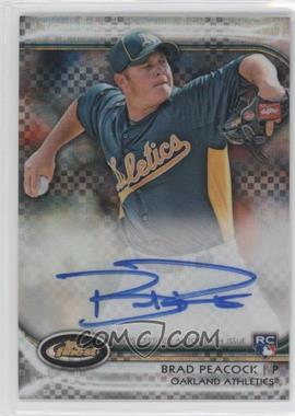 2012 Topps Finest - Autographed Rookies - X-Fractor #AR-BP - Brad Peacock /299