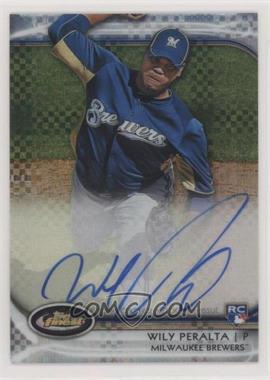 2012 Topps Finest - Autographed Rookies - X-Fractor #AR-WP - Wily Peralta /299