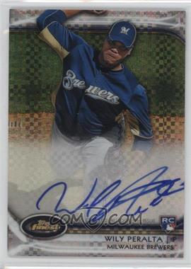 2012 Topps Finest - Autographed Rookies - X-Fractor #AR-WP - Wily Peralta /299