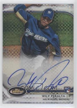 2012 Topps Finest - Autographed Rookies - X-Fractor #AR-WP - Wily Peralta /299