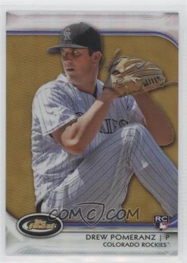 2012 Topps Finest - [Base] - Gold Refractor #12 - Drew Pomeranz /50