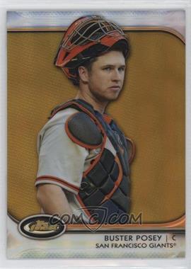 2012 Topps Finest - [Base] - Gold Refractor #53 - Buster Posey /50