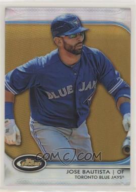 2012 Topps Finest - [Base] - Gold Refractor #60 - Jose Bautista /50