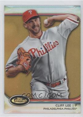 2012 Topps Finest - [Base] - Gold Refractor #8 - Cliff Lee /50