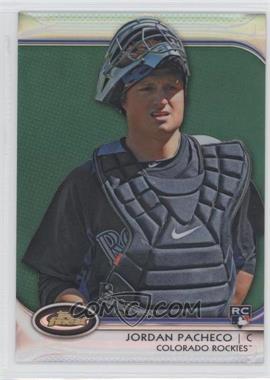 2012 Topps Finest - [Base] - Green Refractor #22 - Jordan Pacheco /199