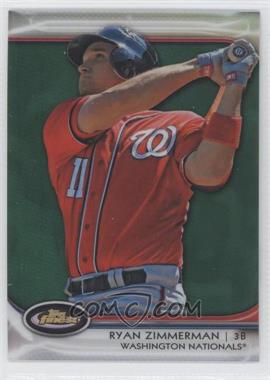 2012 Topps Finest - [Base] - Green Refractor #32 - Ryan Zimmerman /199