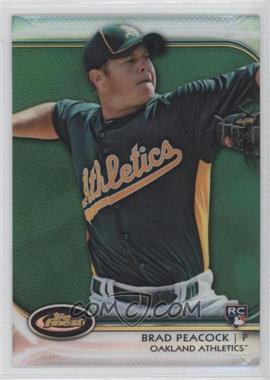 2012 Topps Finest - [Base] - Green Refractor #51 - Brad Peacock /199