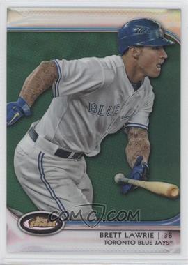 2012 Topps Finest - [Base] - Green Refractor #65 - Brett Lawrie /199