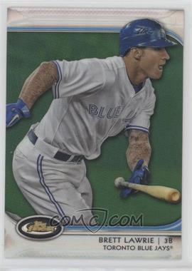 2012 Topps Finest - [Base] - Green Refractor #65 - Brett Lawrie /199