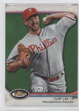 2012 Topps Finest - [Base] - Green Refractor #8 - Cliff Lee /199