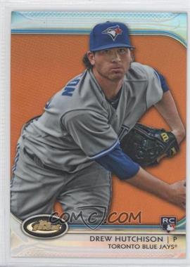 2012 Topps Finest - [Base] - Orange Refractor #18 - Drew Hutchison /99