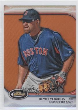 2012 Topps Finest - [Base] - Orange Refractor #47 - Kevin Youkilis /99