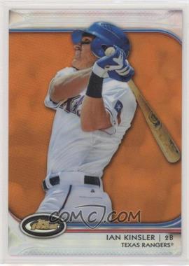 2012 Topps Finest - [Base] - Orange Refractor #79 - Ian Kinsler /99