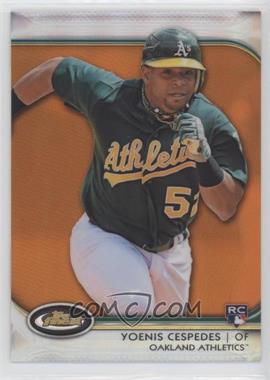 2012 Topps Finest - [Base] - Orange Refractor #97 - Yoenis Cespedes /99