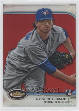 2012 Topps Finest - [Base] - Red Refractor #18 - Drew Hutchison /25