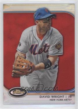 2012 Topps Finest - [Base] - Red Refractor #38 - David Wright /25