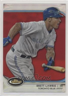 2012 Topps Finest - [Base] - Red Refractor #65 - Brett Lawrie /25