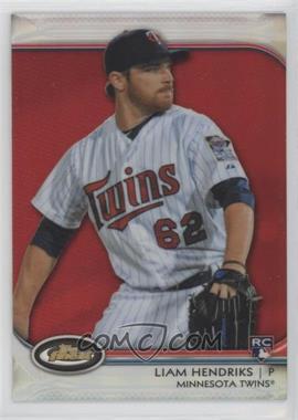 2012 Topps Finest - [Base] - Red Refractor #77 - Liam Hendriks /25