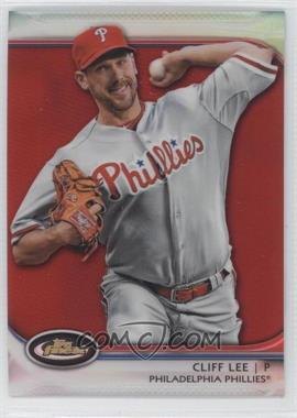 2012 Topps Finest - [Base] - Red Refractor #8 - Cliff Lee /25