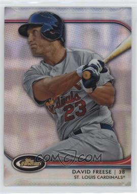 2012 Topps Finest - [Base] - Refractor #14 - David Freese