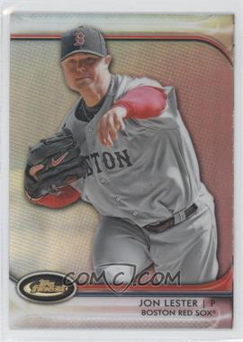 2012 Topps Finest - [Base] - Refractor #44 - Jon Lester