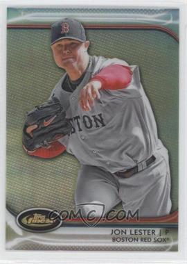 2012 Topps Finest - [Base] - Refractor #44 - Jon Lester