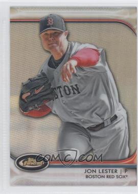 2012 Topps Finest - [Base] - Refractor #44 - Jon Lester