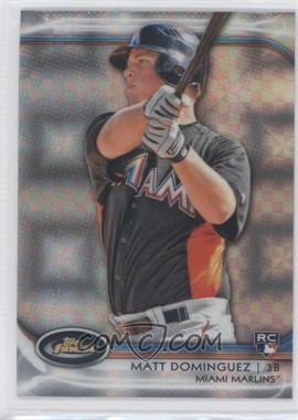 2012 Topps Finest - [Base] - X-Fractor #64 - Matt Dominguez