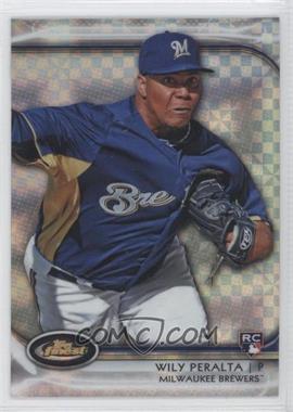 2012 Topps Finest - [Base] - X-Fractor #68 - Wily Peralta