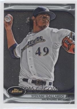 2012 Topps Finest - [Base] #36 - Yovani Gallardo