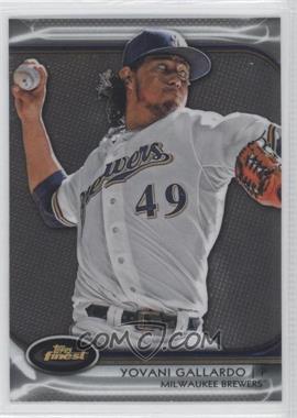 2012 Topps Finest - [Base] #36 - Yovani Gallardo