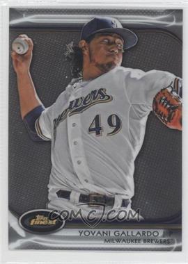 2012 Topps Finest - [Base] #36 - Yovani Gallardo