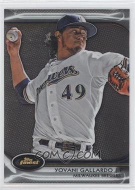 2012 Topps Finest - [Base] #36 - Yovani Gallardo