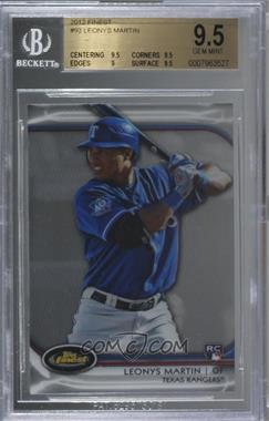 2012 Topps Finest - [Base] #93 - Leonys Martin [BGS 9.5 GEM MINT]