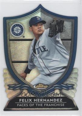 2012 Topps Finest - Faces of the Franchise Die-Cut #FF-FH - Felix Hernandez