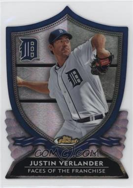 2012 Topps Finest - Faces of the Franchise Die-Cut #FF-JV - Justin Verlander