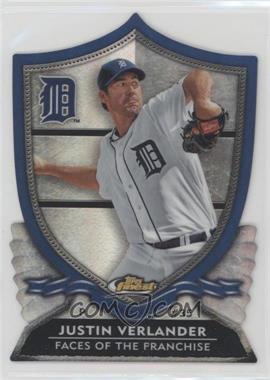 2012 Topps Finest - Faces of the Franchise Die-Cut #FF-JV - Justin Verlander