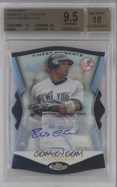 2012 Topps Finest - Finest Moments Autographs #FM-RC - Robinson Cano /25 [BGS 9.5 GEM MINT]