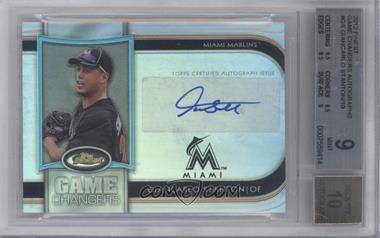 2012 Topps Finest - Game Changers Autographs #GCA-GS - Giancarlo Stanton /10 [BGS 9 MINT]