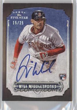 2012 Topps Five Star - Active Player Autographs - Rainbow #FSA-WMB - Will Middlebrooks /25