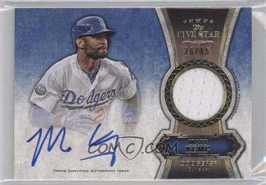 2012 Topps Five Star - Autographed Relics - Gold #FSAR-MK - Matt Kemp /55