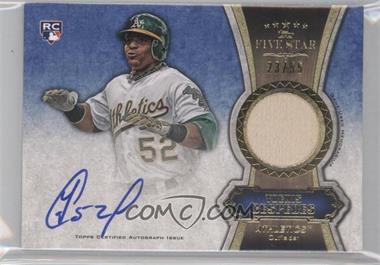 2012 Topps Five Star - Autographed Relics - Gold #FSAR-YC - Yoenis Cespedes /55