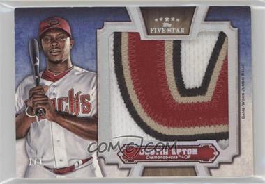 2012 Topps Five Star - Jumbo Jersey Relic - Rainbow #JJR-JU - Justin Upton /1 [EX to NM]