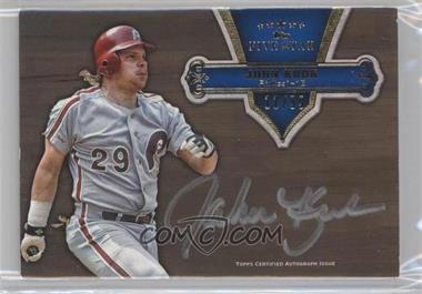 2012 Topps Five Star - Silver Signatures #FSSI-JK - John Kruk /99