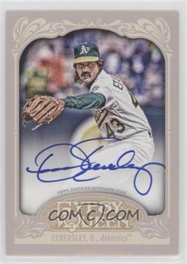 2012 Topps Gypsy Queen - Autograph #GQA-DE - Dennis Eckersley