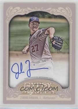 2012 Topps Gypsy Queen - Autograph #GQA-JZ - Jordan Zimmermann