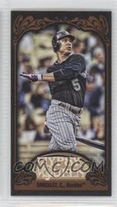 2012 Topps Gypsy Queen - [Base] - Mini Black #142 - Carlos Gonzalez