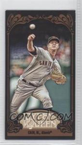 2012 Topps Gypsy Queen - [Base] - Mini Black #24 - Matt Cain